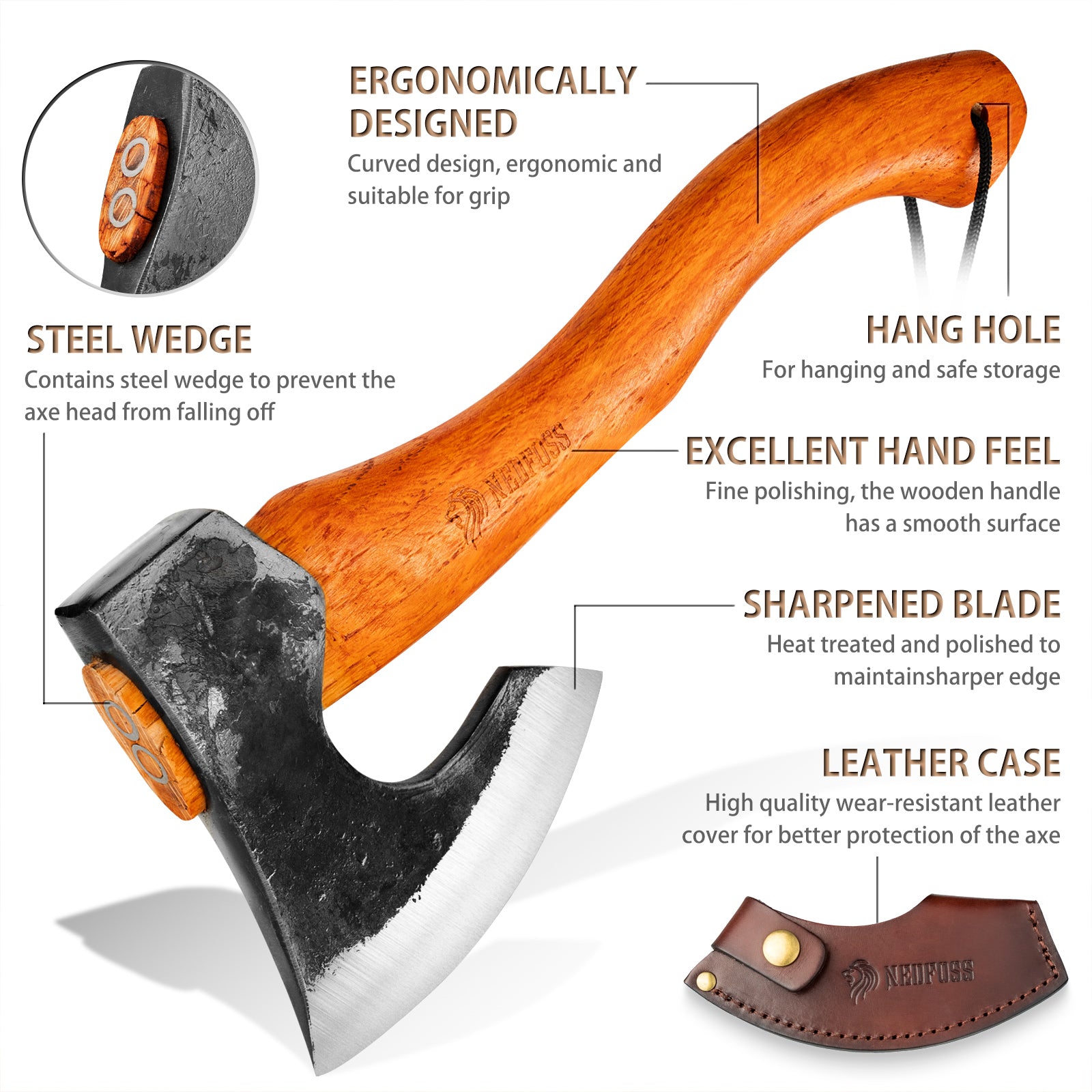 Wood axe on sale