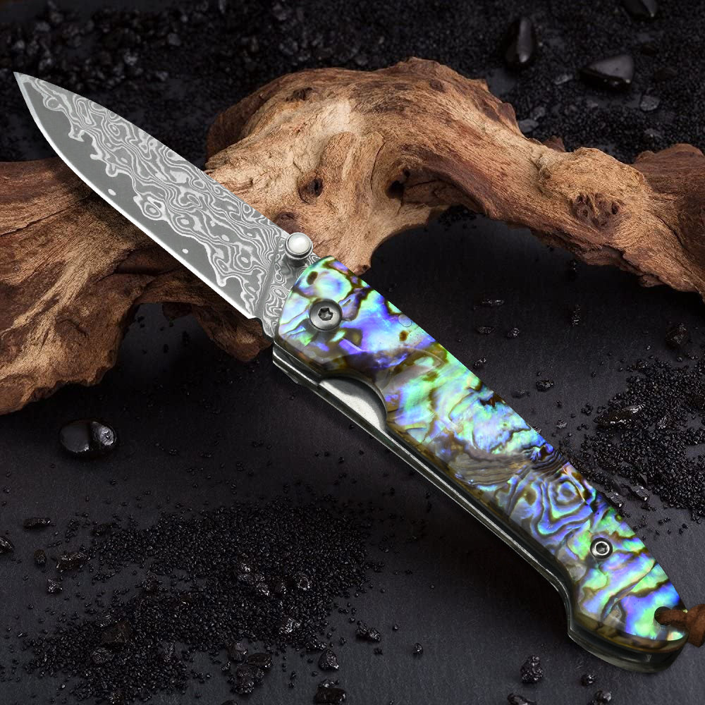 NedFoss tiger-shark 2.75 Damascus Pocket Knife with Engraved Pattern –  NEDFOSS OFFICIAL STORE